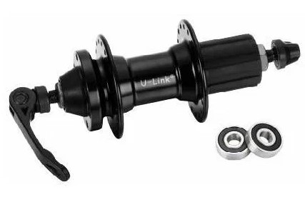 Втулка задняя алюминий 3/8*14G*32H*135*145 GB-43R-QS