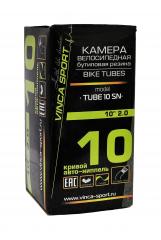 Велокамера 10х2.0 A/V Vinca Sport