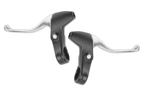 Ручка тормоза, алюминий, под 3 пальца с отверстиями, чер (BL-T/A)