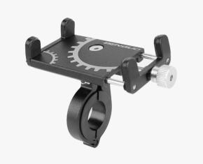 Держатель для смартфона (алюминий), крепление на руль, JM