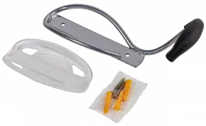 Кронштейн для наст. д. хран. велос с защитным кожухом, сталь HS-T009S