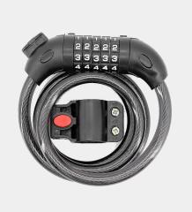 Велозамок тросовый, 12х1200мм, кодовый, XD-015, JM