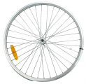 Колесо в сборе R26 переднее, V-brake, гайка, двойной, 36отв (для дорожного велосипеда)