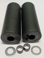 Пеги для велосипеда (пара),под ось 3/8, алюмин, JIECHENG PR-AL-8, BB