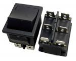 Переключатель черный без подстветки KCD2-02 ON-OFF (16A/250VAC) 6P