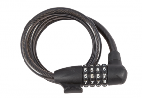 Велозамок тросовый 10х1200мм кодовый GK102.706