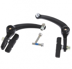 Комплект тормозов BMX, U-brake, рычаг 80мм, колодки 60мм, HJ-924AD, ALHONGA