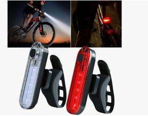 Фонарь велосипедный, задний, аккумуляторный, 056, JM