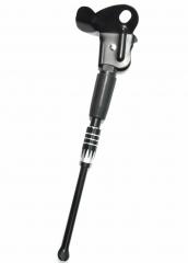 Подножка велосипедная 24-28, крепление на ось,телескопическая, 022-7А