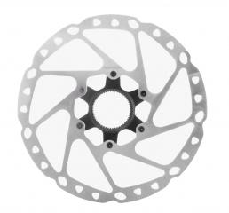 Тормозной диск (ротор) со стопорным кольцом, 203мм, внешние шлицы, SM-RT64, SHIMANO