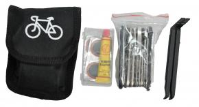 Аптечка велосипедная (ремкомплект), чехол, мультитул, клей, латки-5шт, затирка, лопатки-ш RK-020, TT