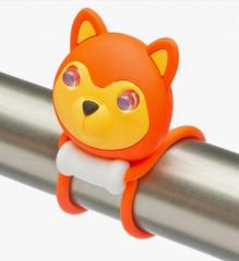 Фонарь передний, JY-267-P 2 режима, силиконовый крепеж 22,2-32мм