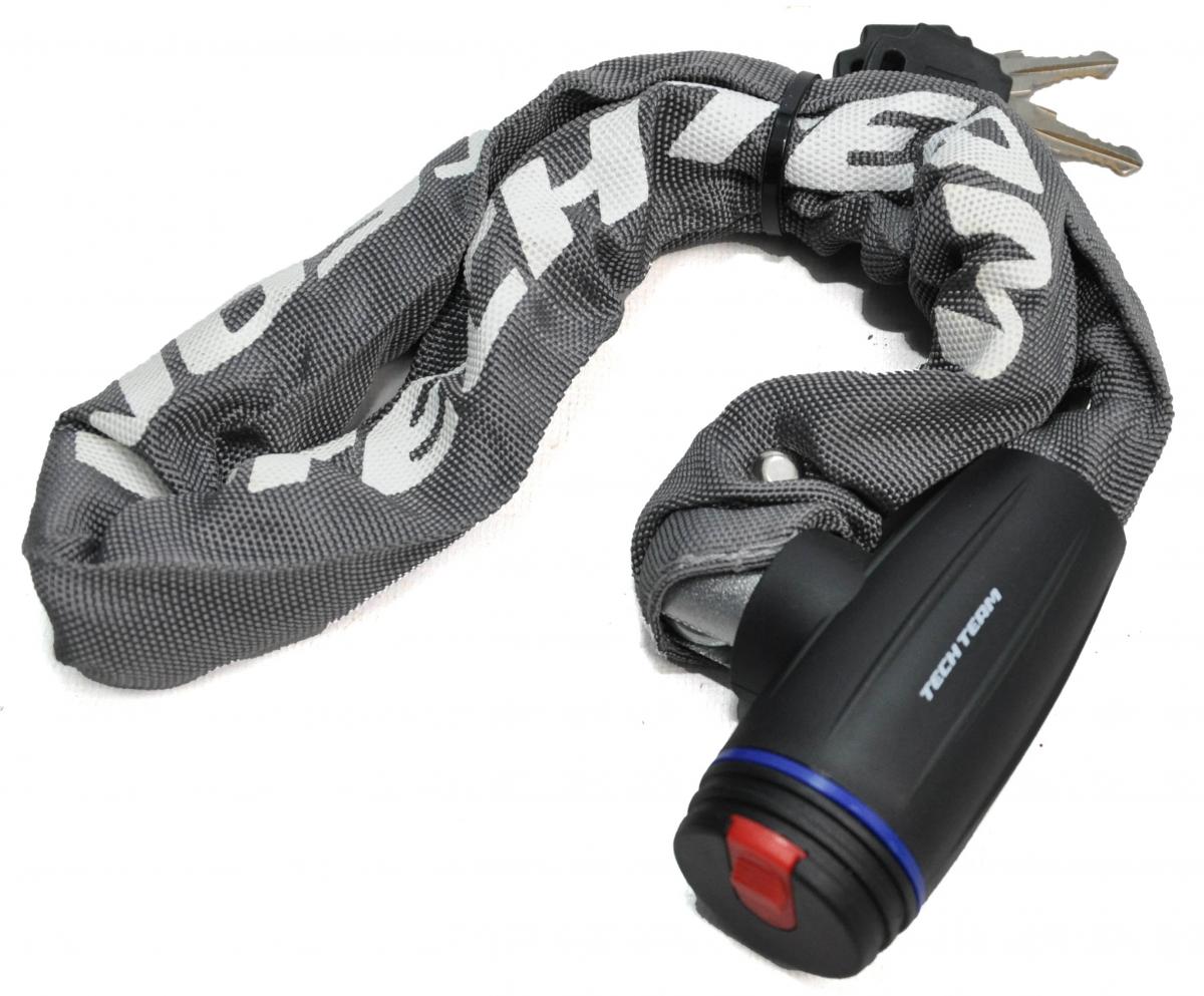 Велозамок цепь 6х800мм, ключ, GK105.308, TT