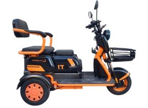 Электроскутер трехколесный Kugoo T1 (EV3) двухместный