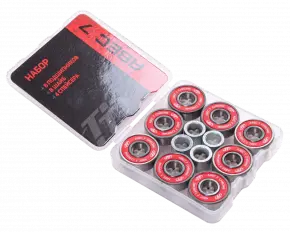 Набор подшипников ABEC-7  8 шт+8 шайб+4 спейсера