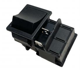 Переключатель черный без подстветки KCD2-02 ON-OFF (16A/250VAC) 2P