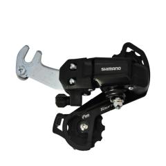 Переключатель задний 6/7 скоростей, Shimano Tourney TY200 GS черный ARDTY200RHR (под болт/петух)